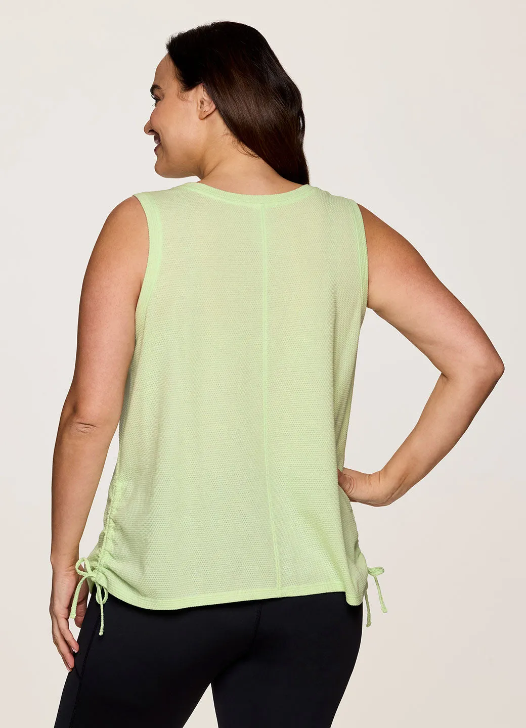 Plus Day Dreamer Ruched Tank