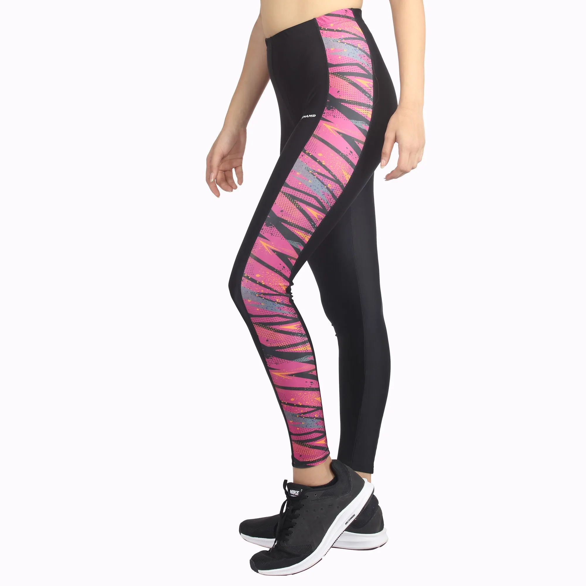 Power Block Women's LEGGING (Ideal for Running, Gym and Yoga) Anti Chafing