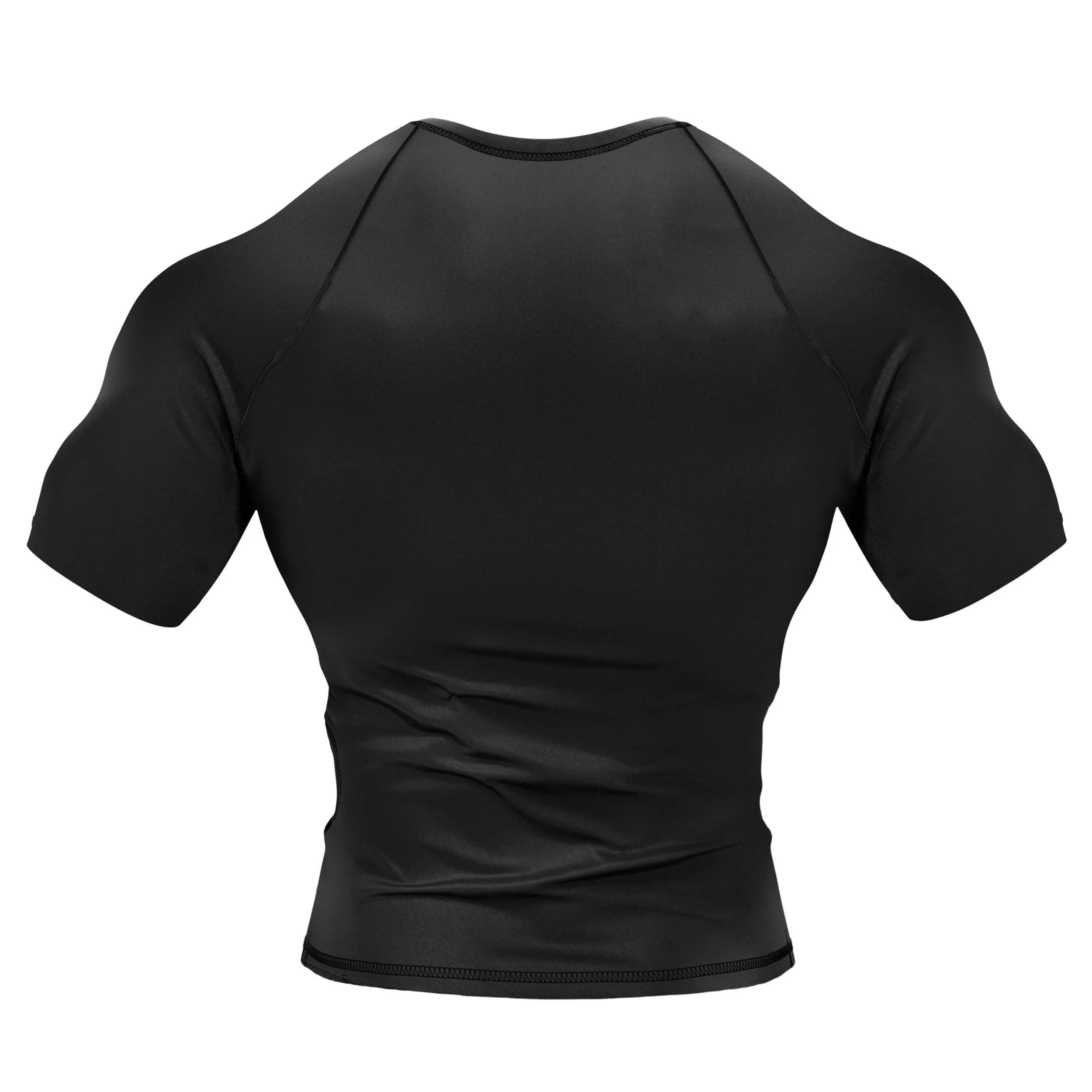 Premium Black Shortsleeve Rash Guard