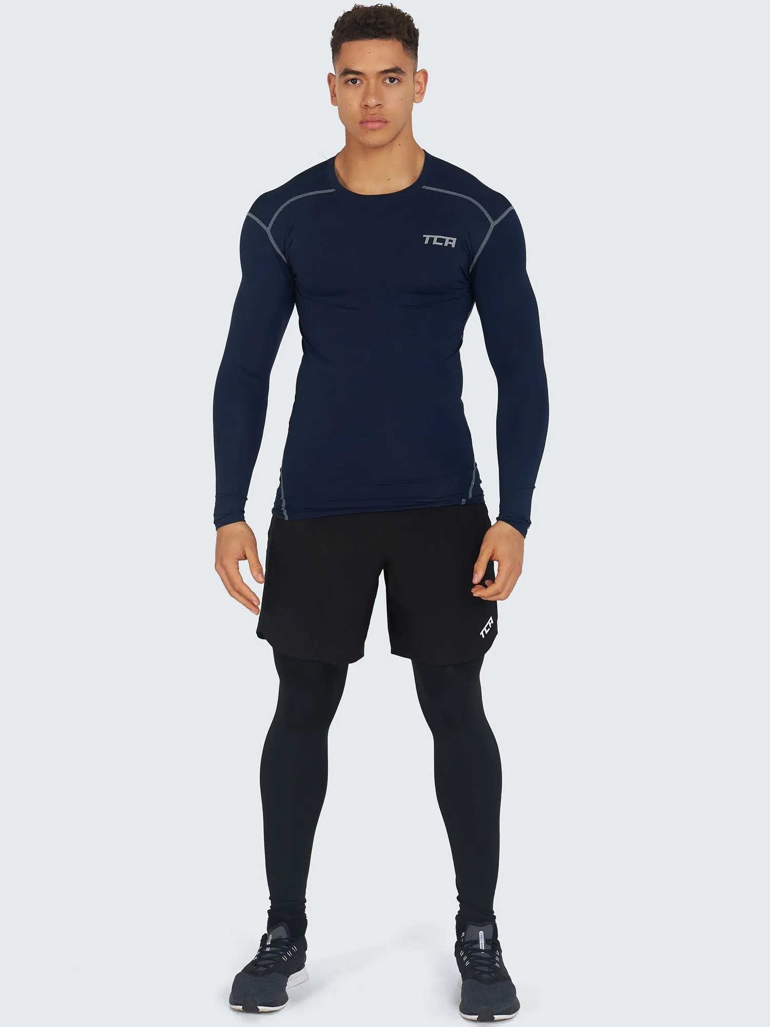 Pro Performance Compression Base Layer Long Sleeve Crew Neck For Men