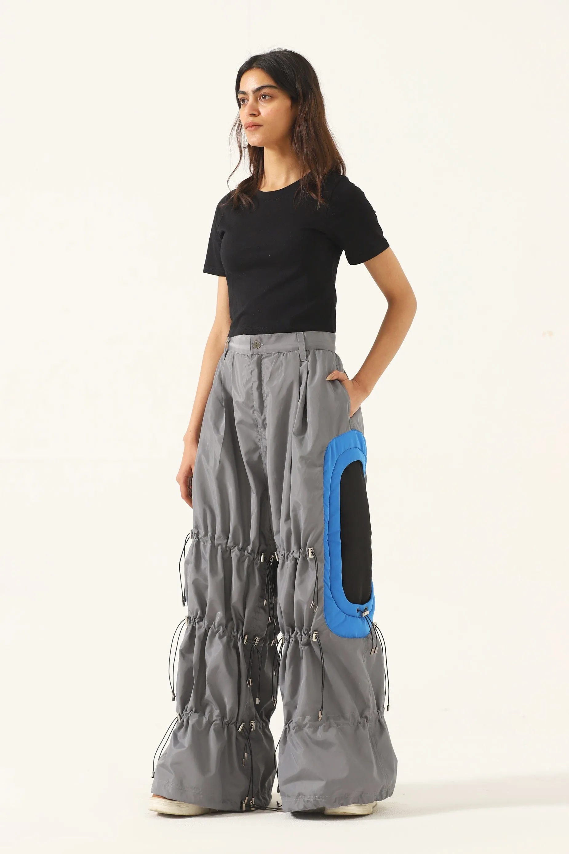 "MONZA" NYLON PANTS