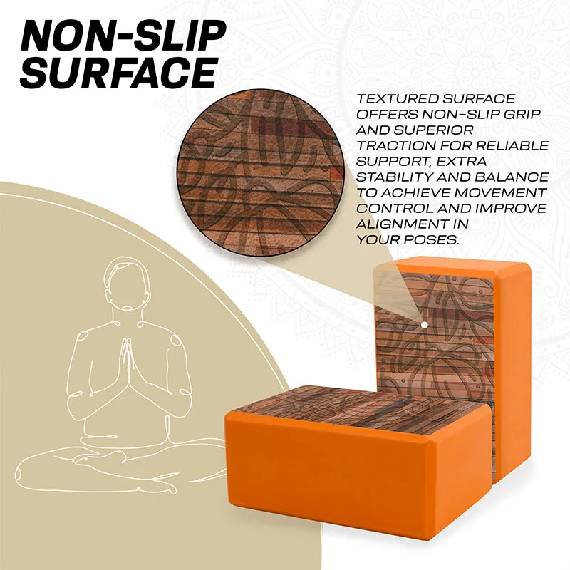 RDX D11 High Density EVA Foam Yoga Blocks Non-Slip Brick