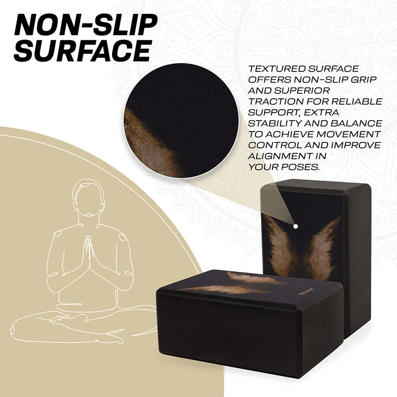 RDX D12 High Density EVA Foam Yoga Blocks Non-Slip Brick