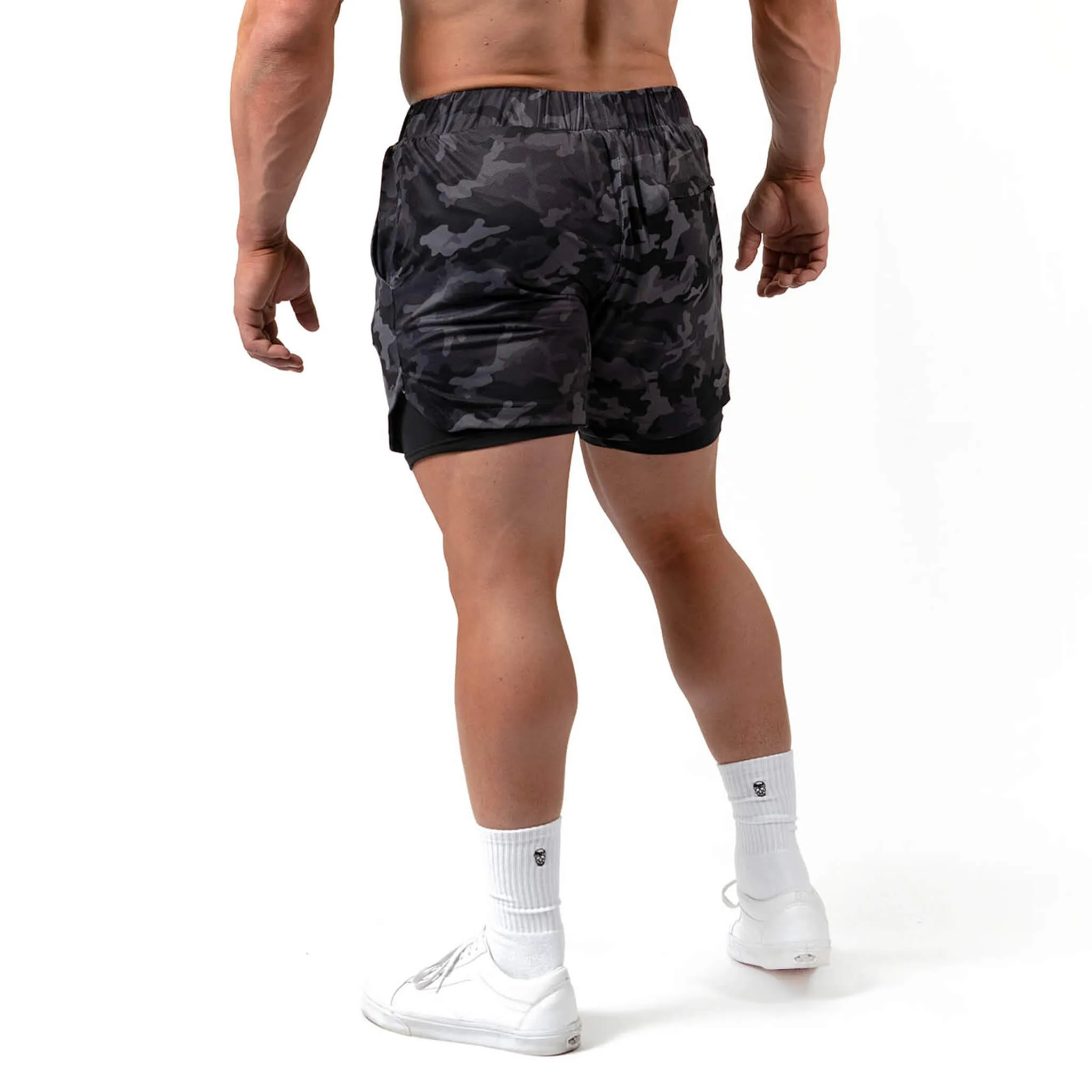 React Training Shorts - Midnight Camo