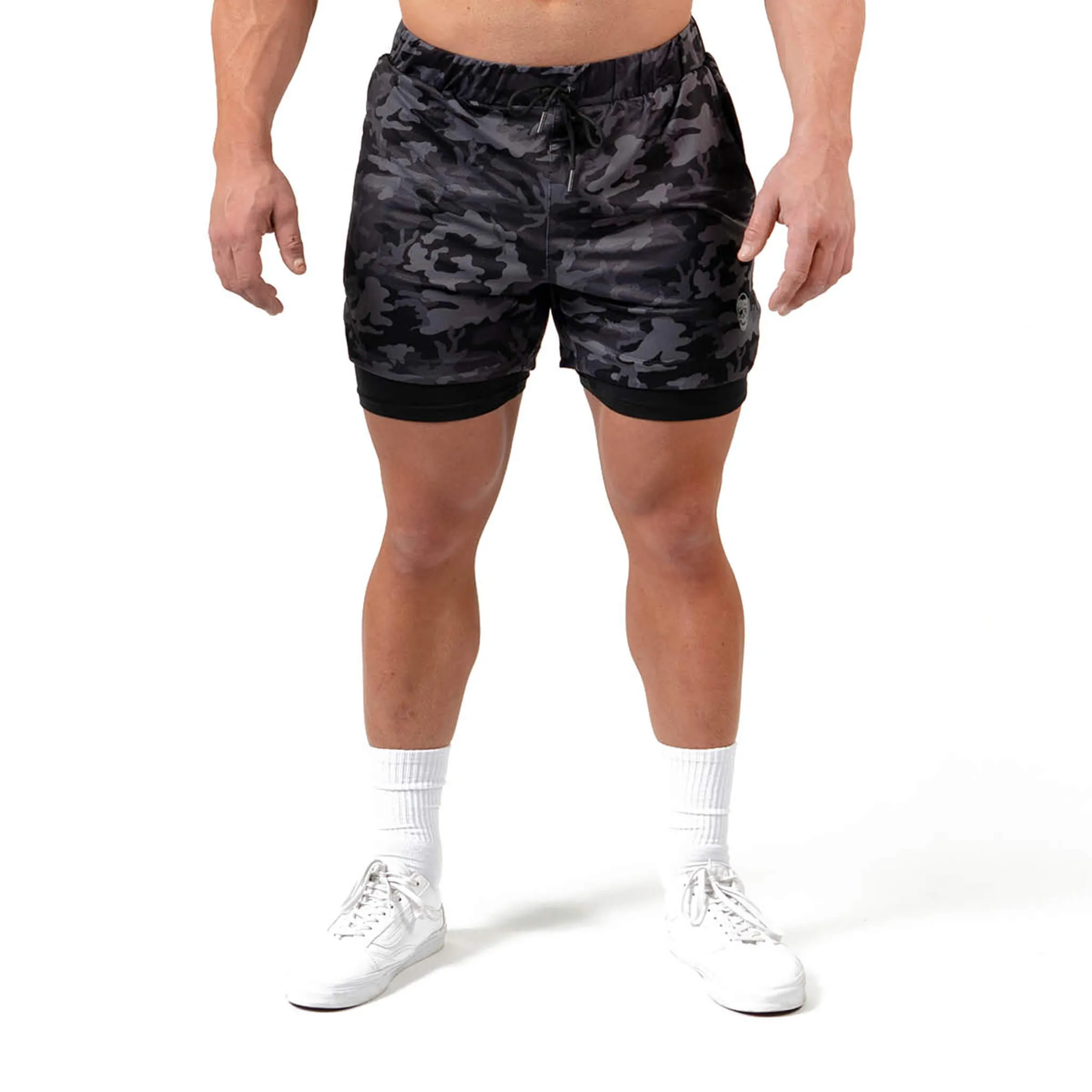 React Training Shorts - Midnight Camo