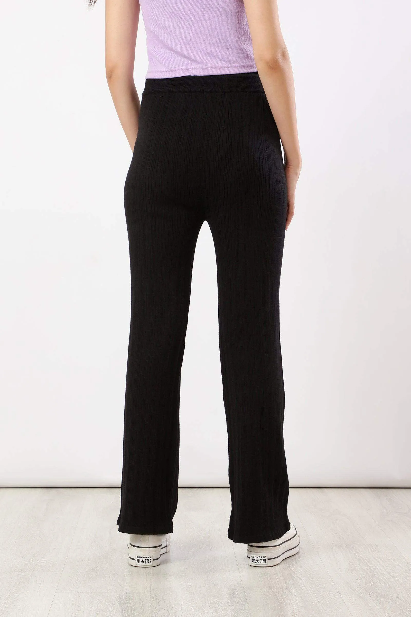 Ribbed Flare Lounge Pants