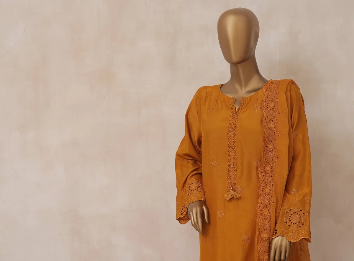 Sada Bahar Viscose Chikankari 3 Piece Suit SBA54