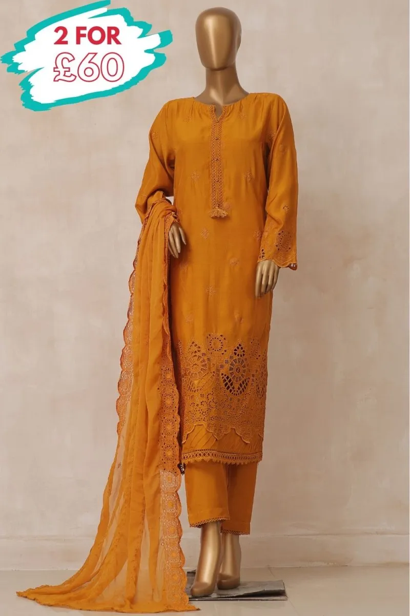 Sada Bahar Viscose Chikankari 3 Piece Suit SBA54