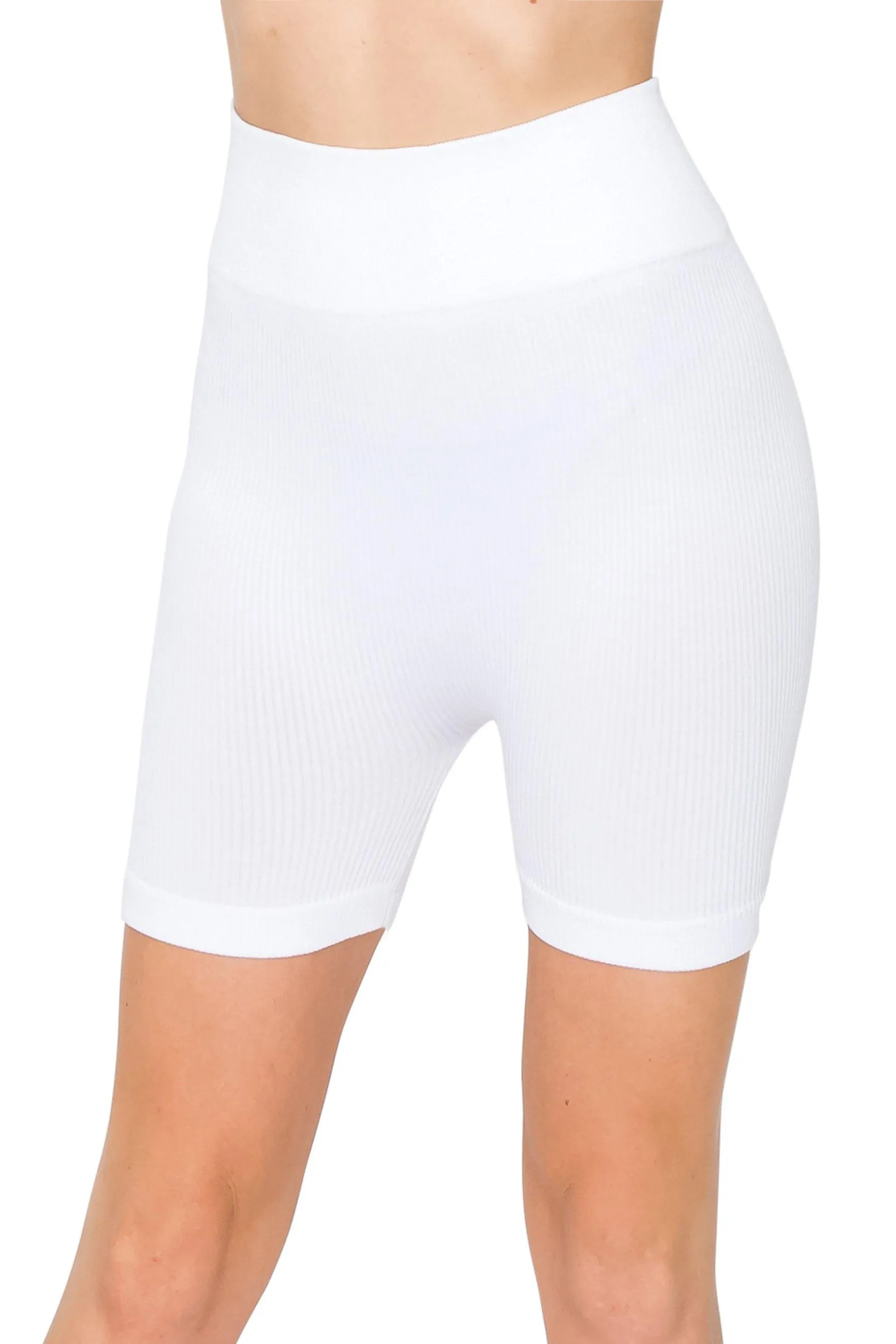 Seamless Yoga Shorts - High Waist Stretch Yoga/Biker Shorts