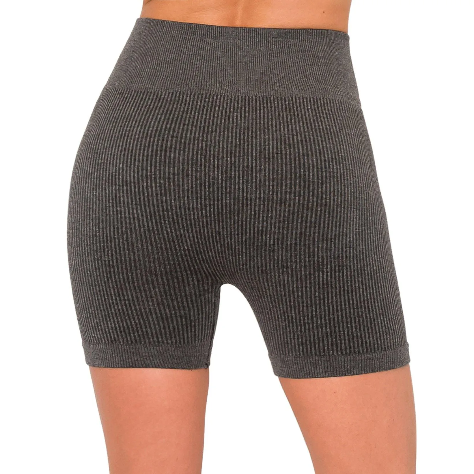 Seamless Yoga Shorts - High Waist Stretch Yoga/Biker Shorts