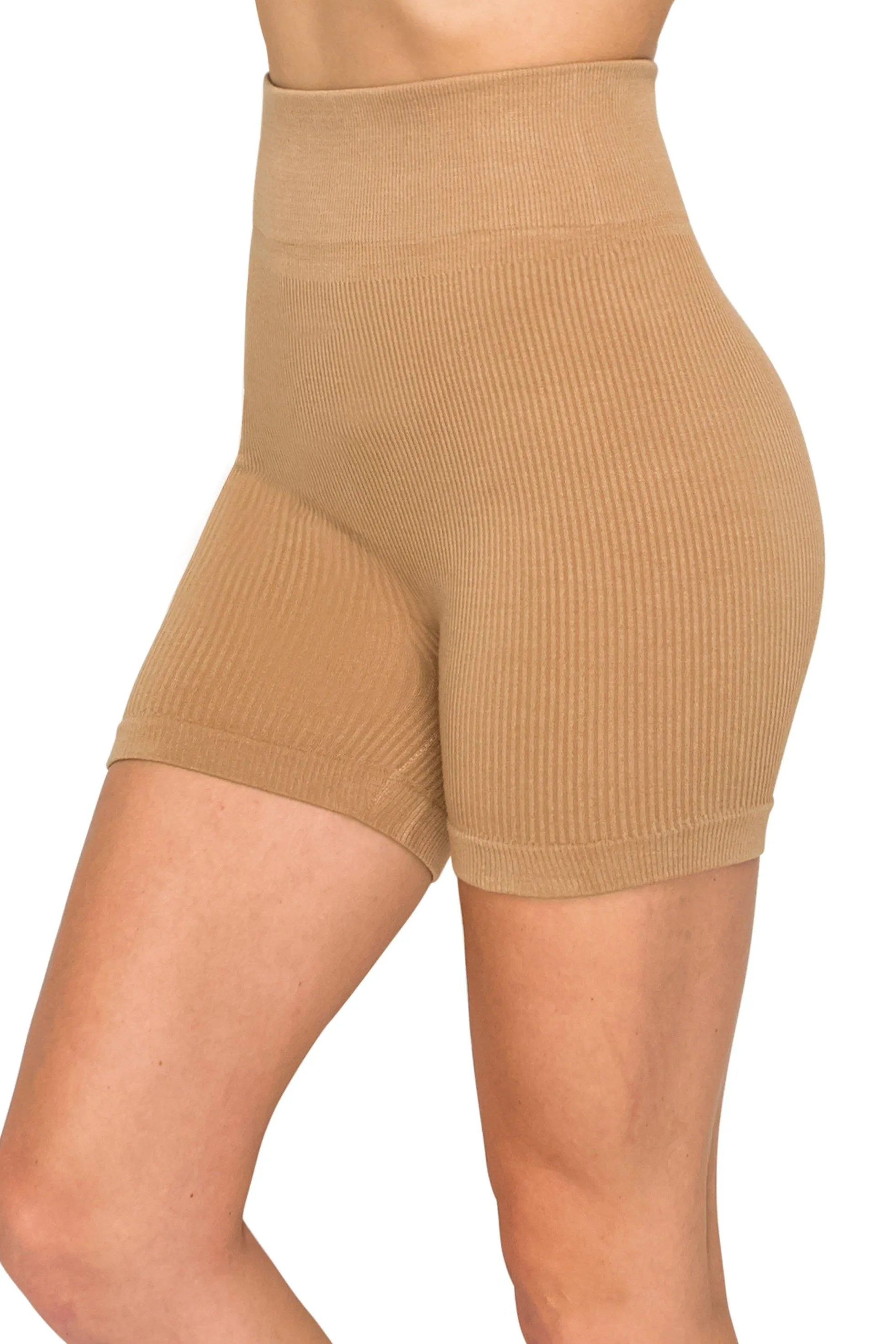 Seamless Yoga Shorts - High Waist Stretch Yoga/Biker Shorts