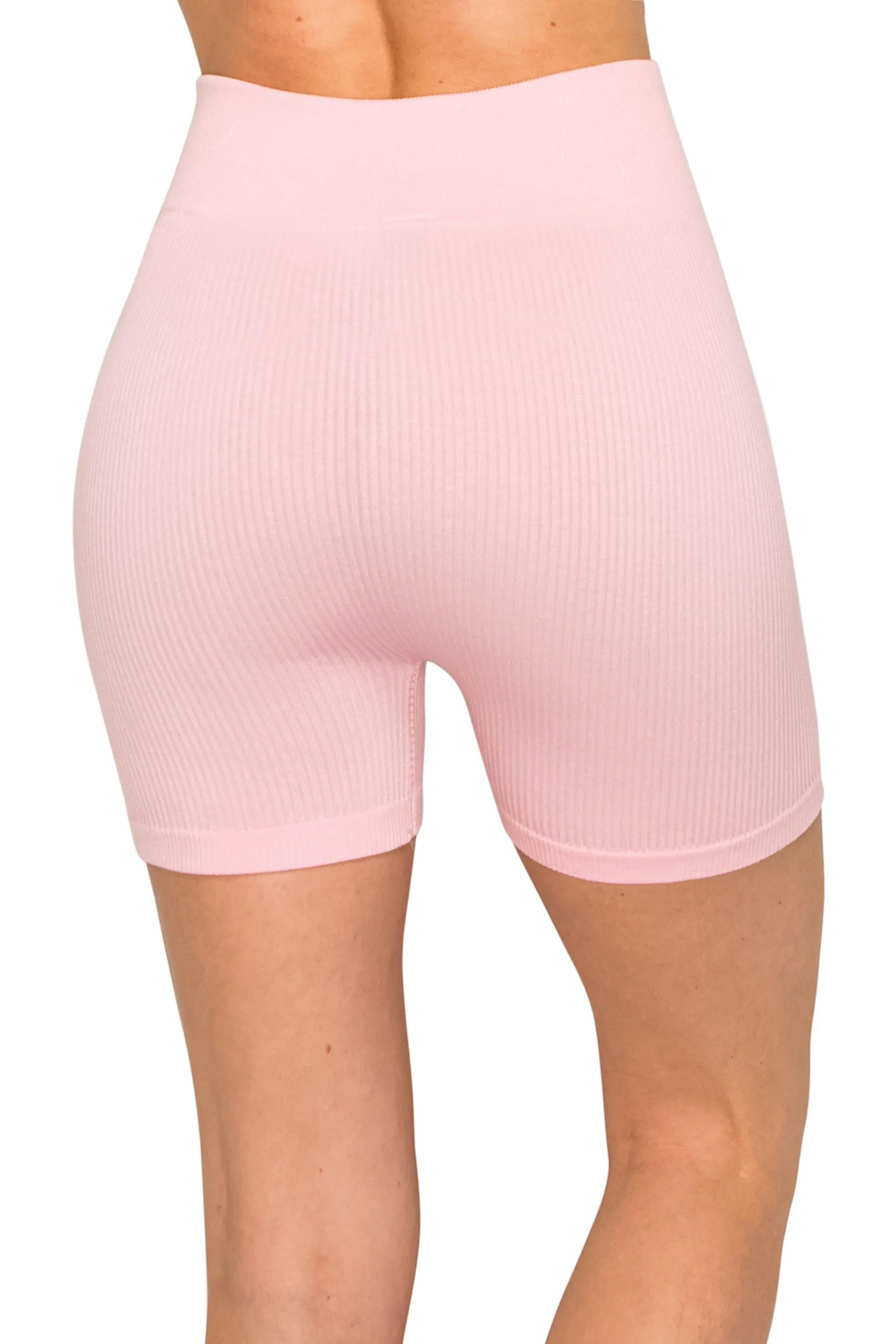 Seamless Yoga Shorts - High Waist Stretch Yoga/Biker Shorts