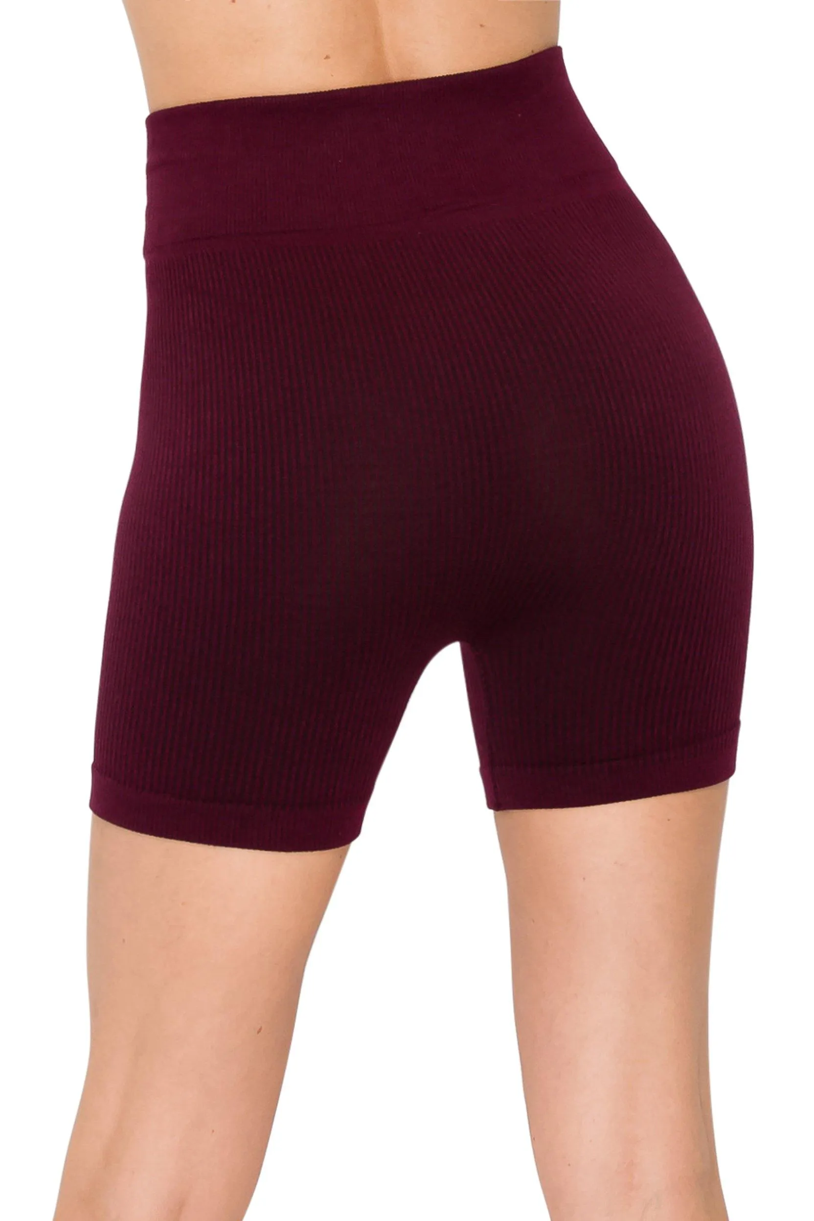 Seamless Yoga Shorts - High Waist Stretch Yoga/Biker Shorts