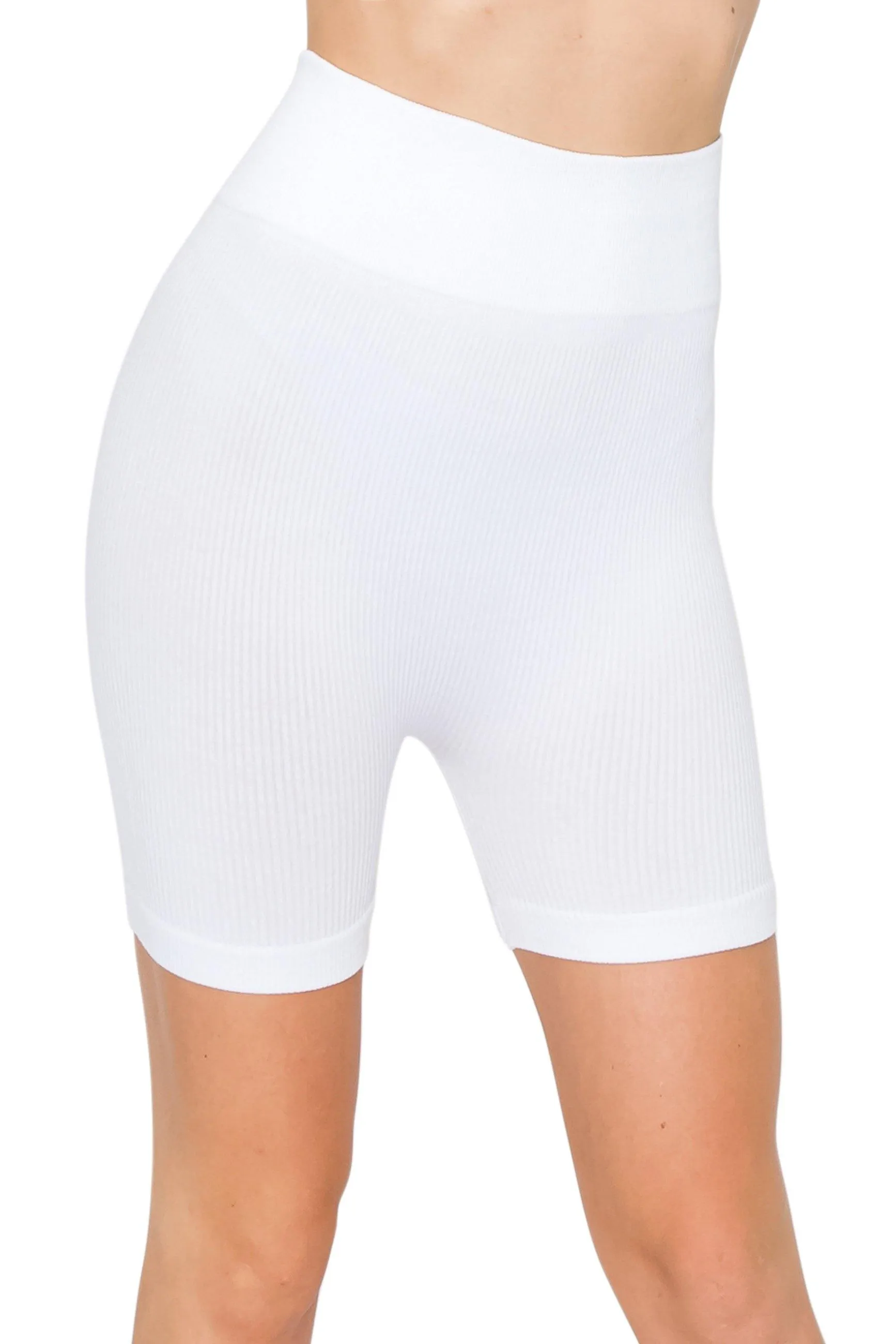 Seamless Yoga Shorts - High Waist Stretch Yoga/Biker Shorts