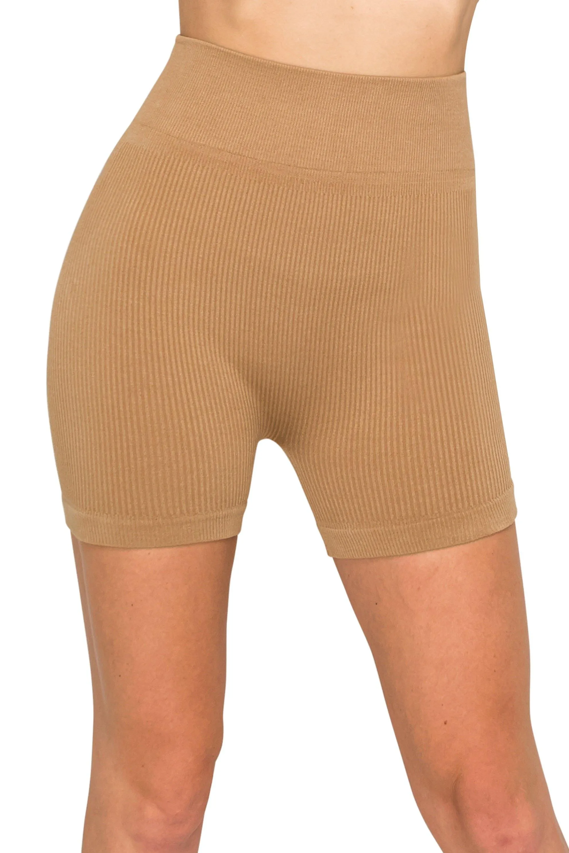 Seamless Yoga Shorts - High Waist Stretch Yoga/Biker Shorts