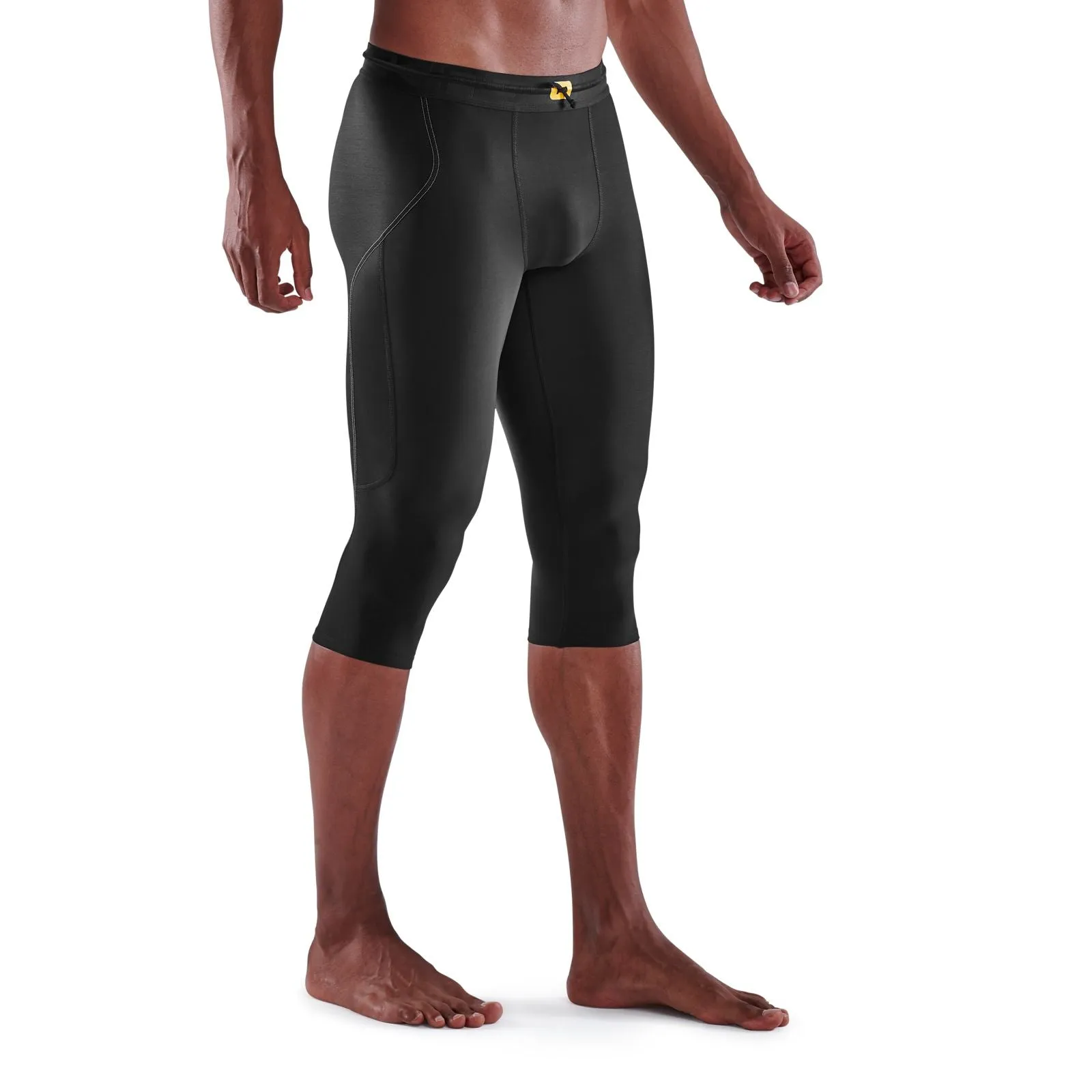 SKINS SERIES-3 MEN'S THERMAL 3/4 TIGHTS BLACK