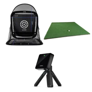 Spornia SPG-7 Golf Practice Net Garmin R-10 Bundle