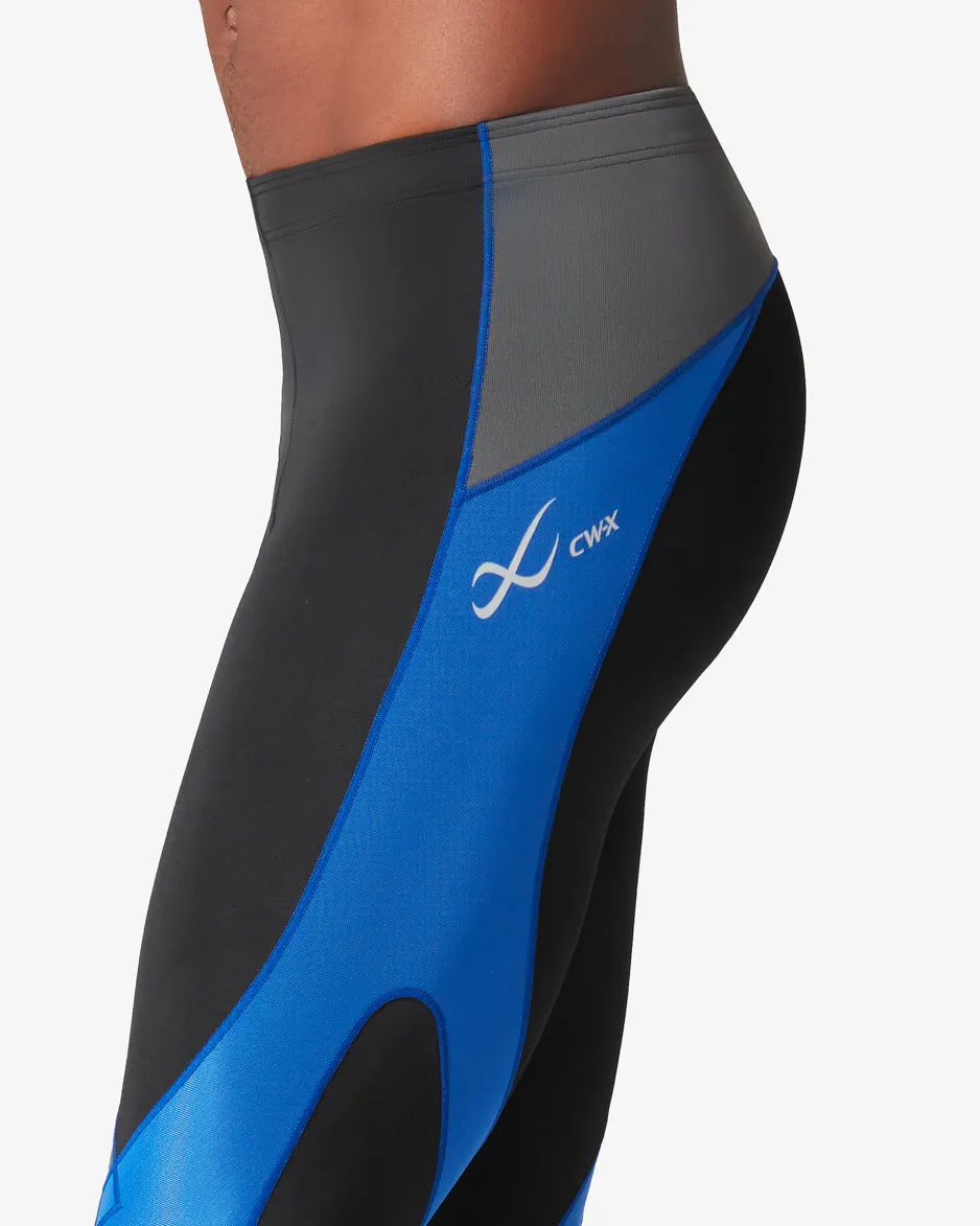 Stabilyx Joint Support 3/4 Compression Tight: Men's Black/Grey/Blue