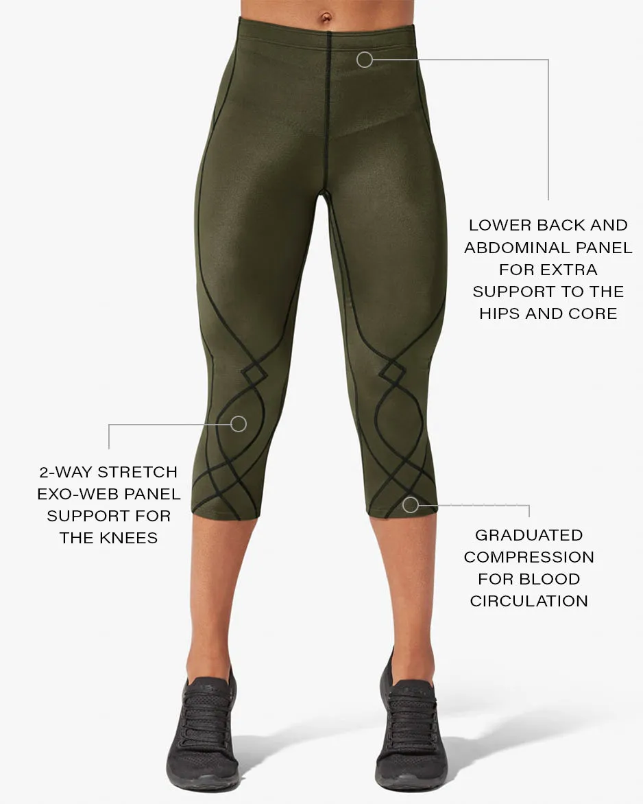 Stabilyx Joint Support 3/4 Compression Tight: Women's Forest Night