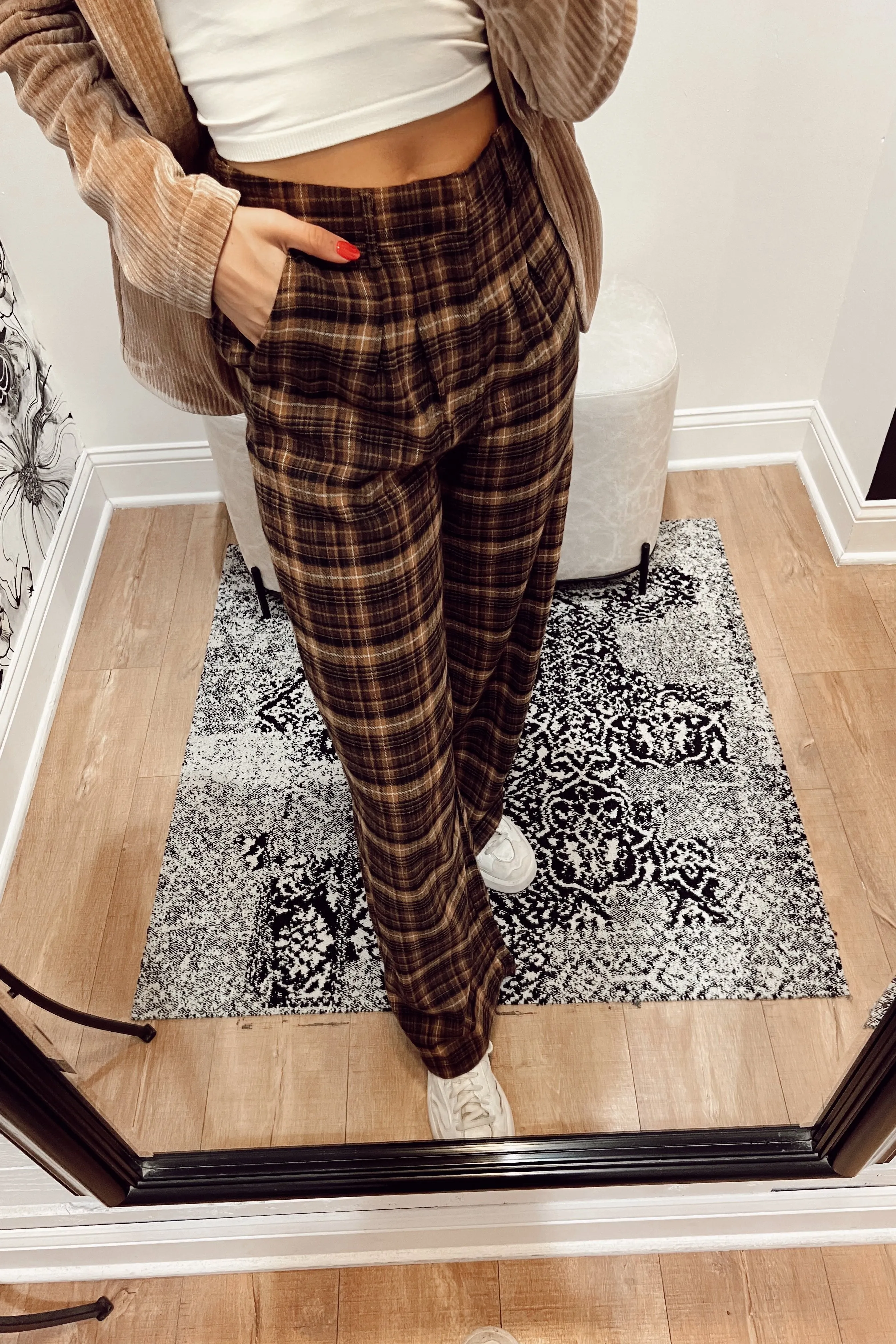 Stanton Grace Plaid Pant