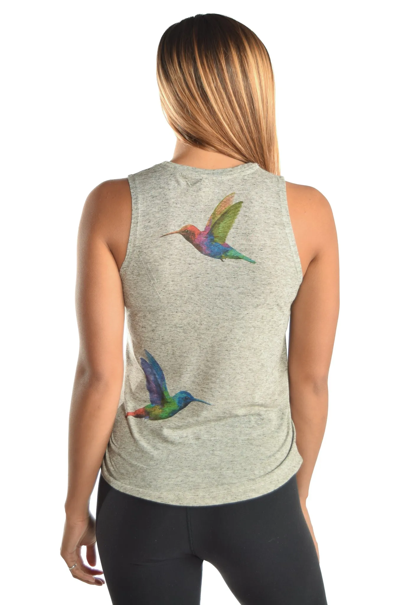 The Hummingbird  Linen Blend Boyfriend Tee