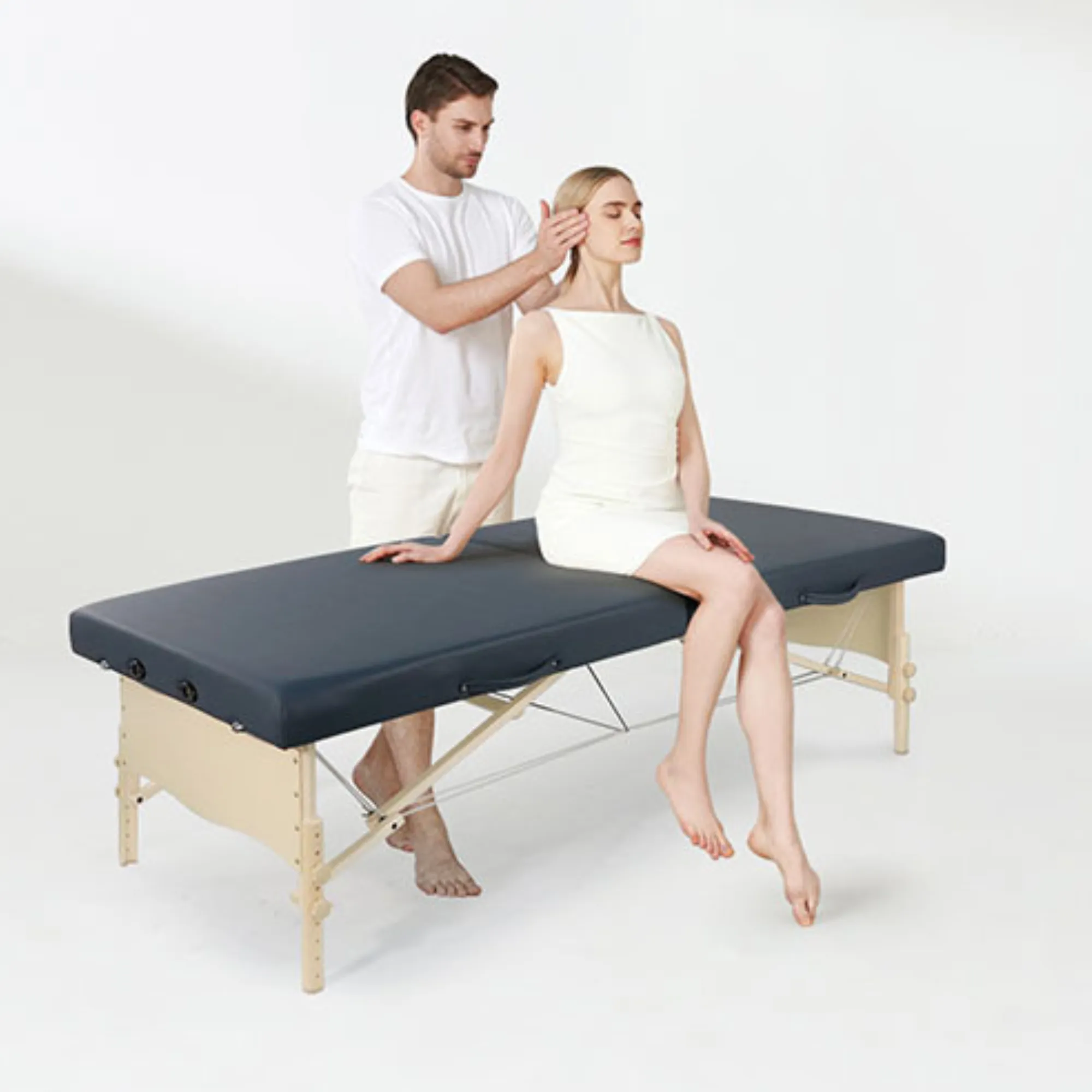 TITAN - 750lbs HIGH STRENGTH - EXTRA WIDE - LOW HEIGHT BODYWORK MASSAGE TABLE