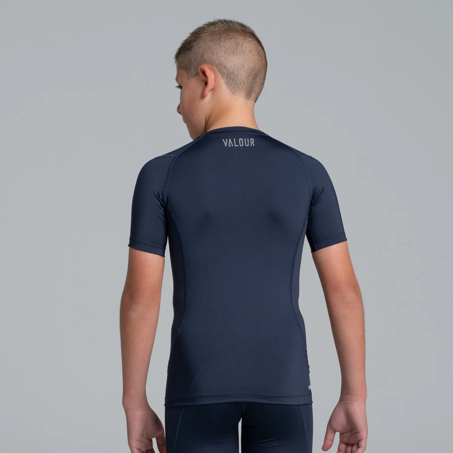 Valour Compression - Boy's Ink Short Sleeve Top