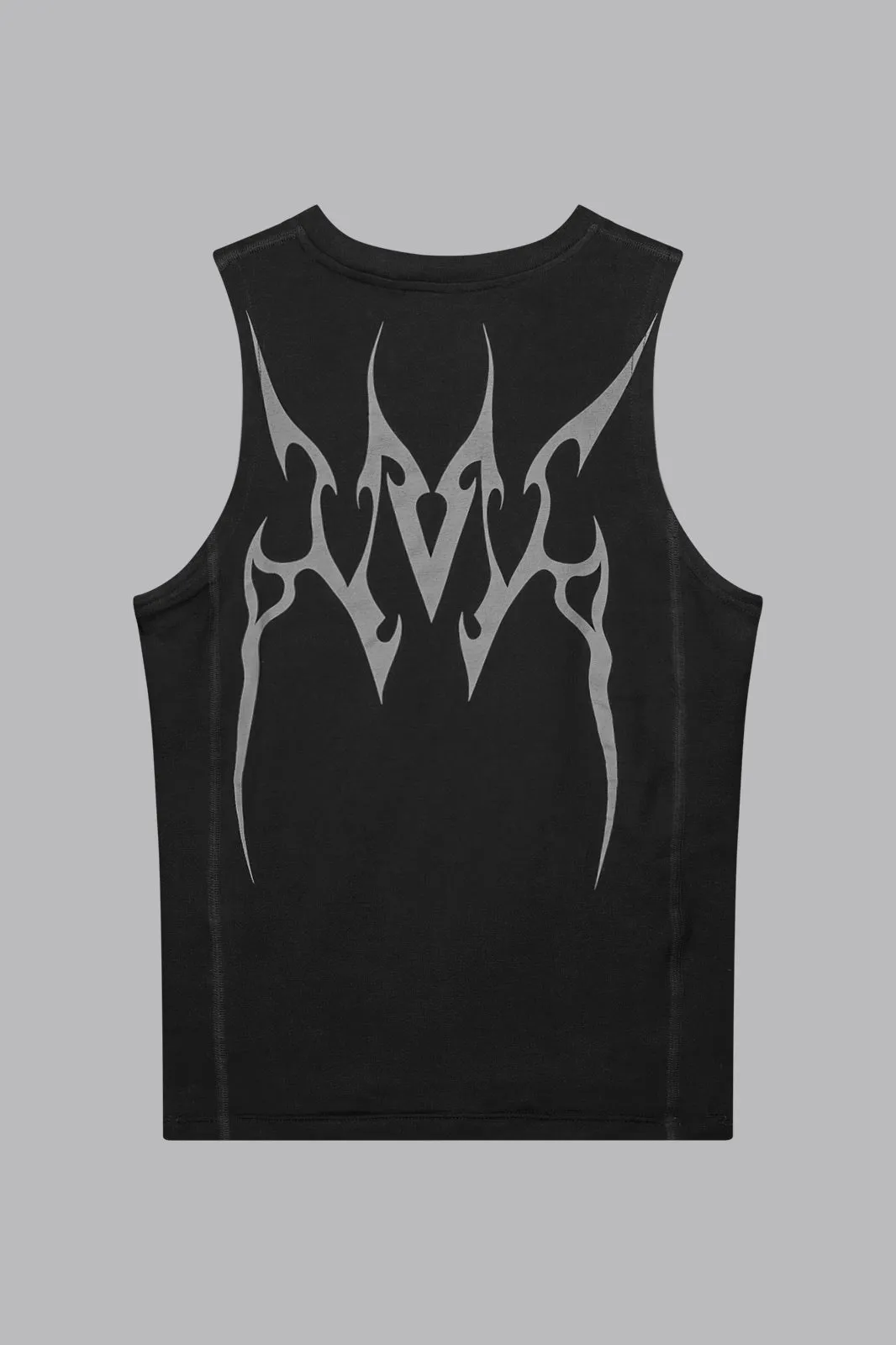 V_BUILD GRAPHIC TANK - Black