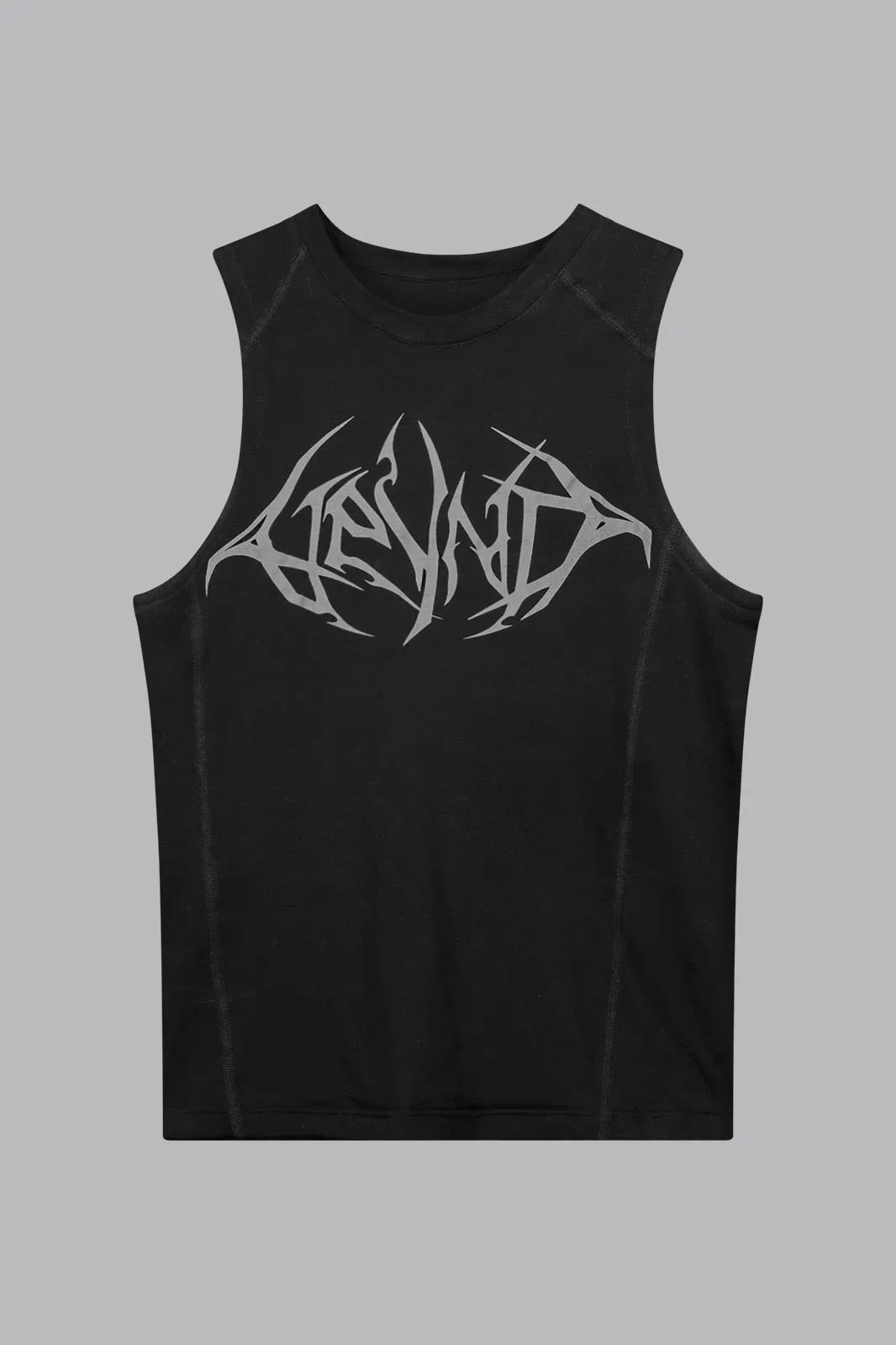 V_BUILD GRAPHIC TANK - Black