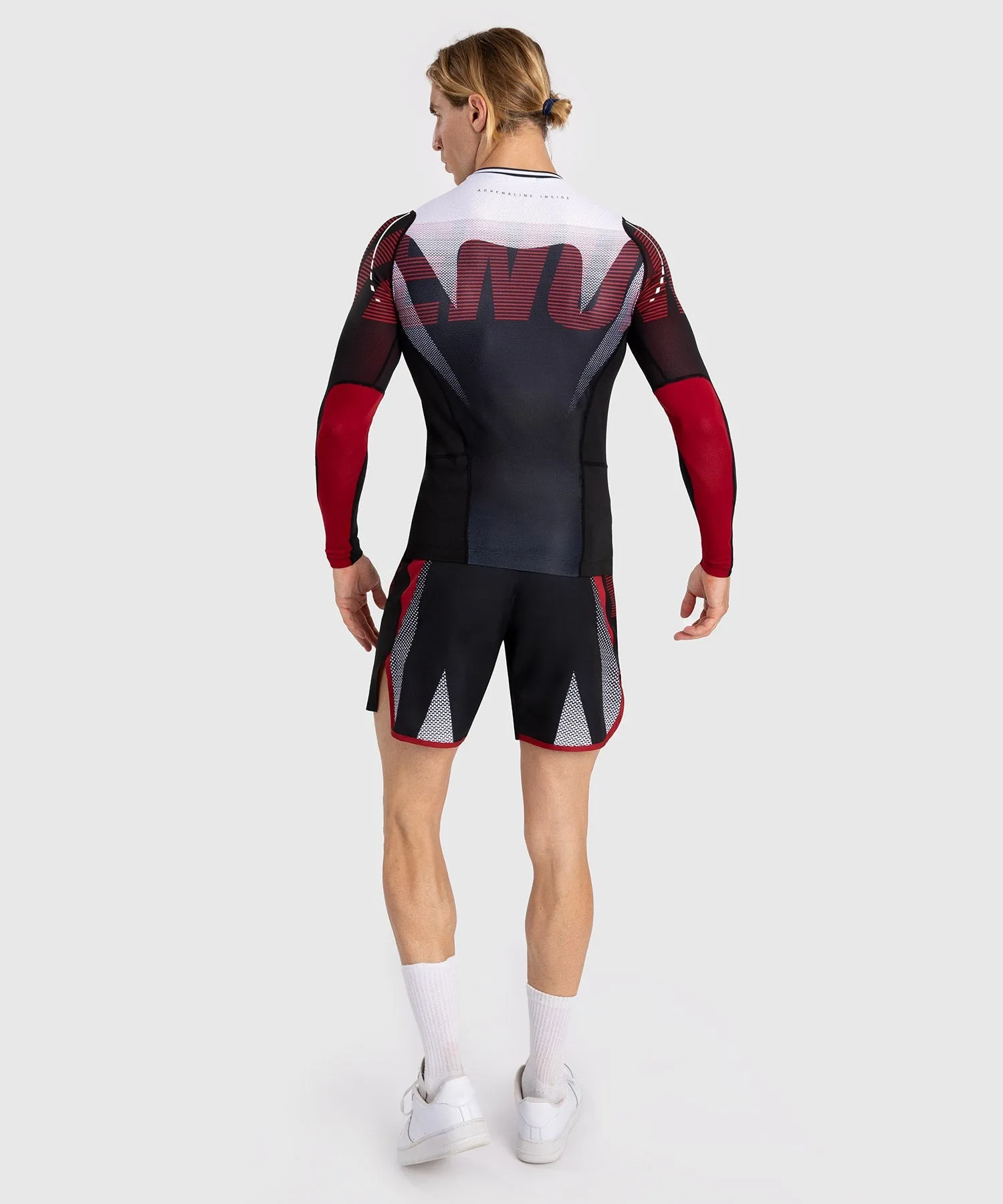 Venum Adrenaline Men's Long Sleeve Rashguard - Red