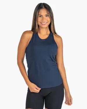 Vinyasa Full Length Top - Navy