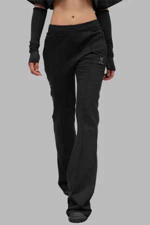 V_LYFE420 FLARED JOGGERS - Black