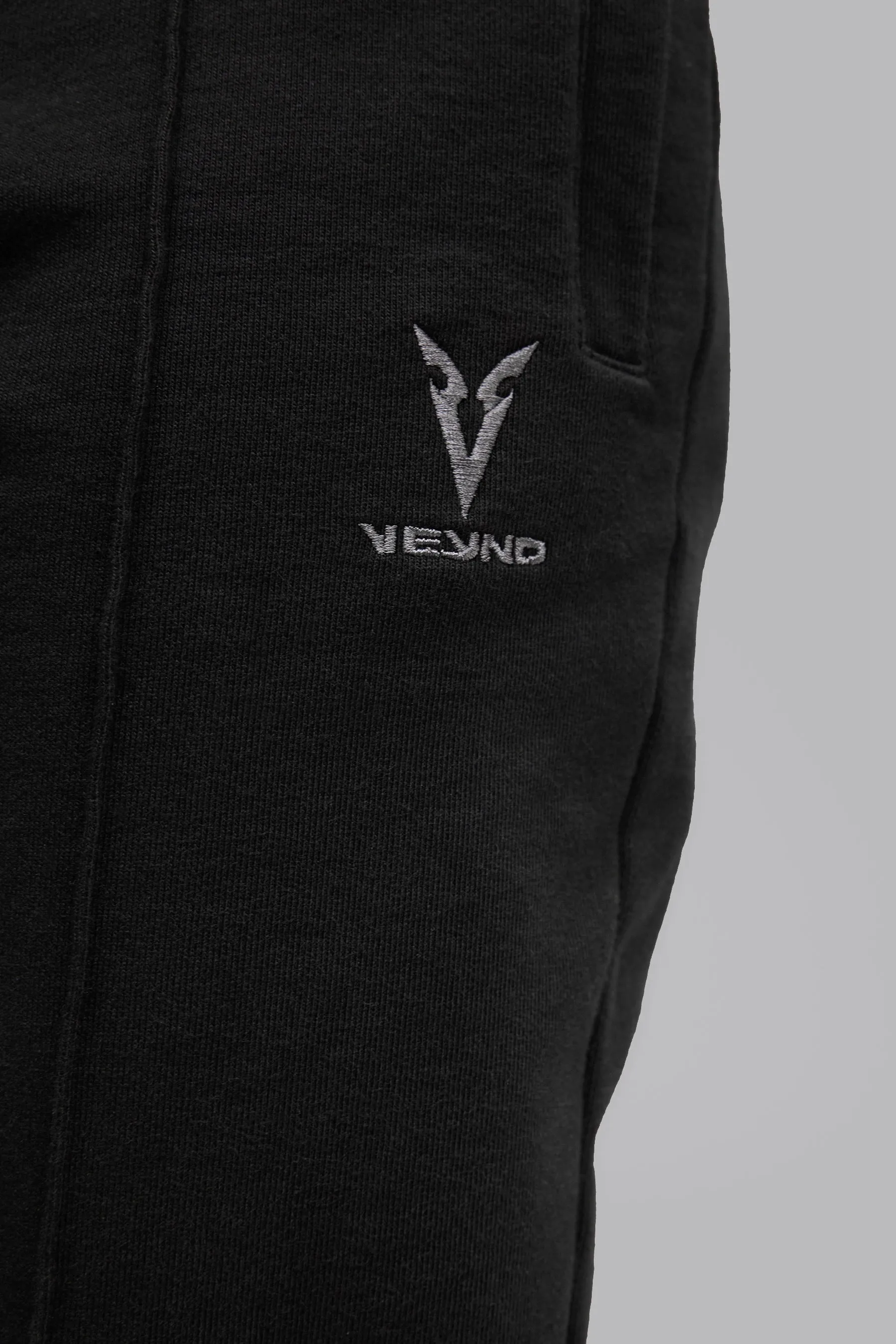 V_LYFE420 FLARED JOGGERS - Black