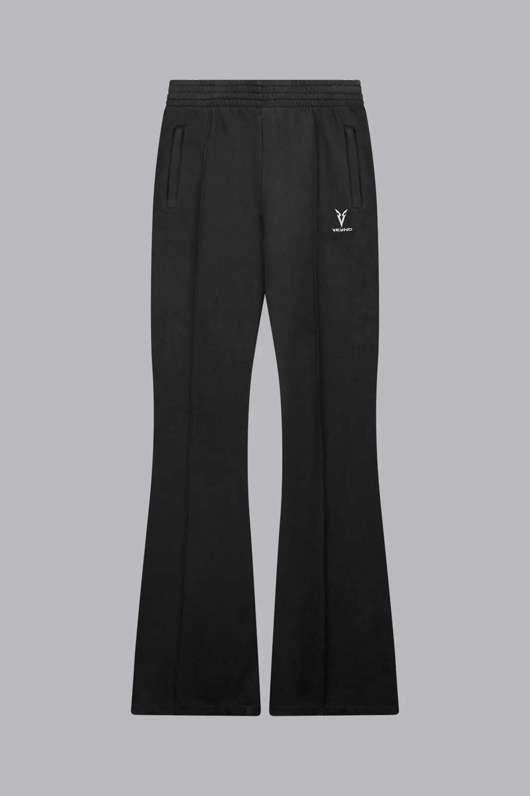 V_LYFE420 FLARED JOGGERS - Black