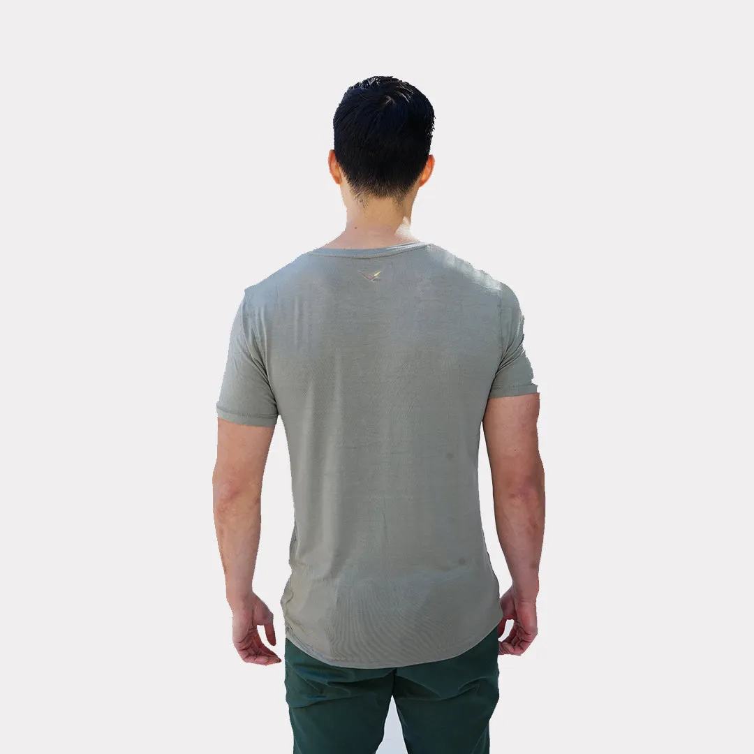 VOLO Bamboo Classic Tee in Sage Green 1.0