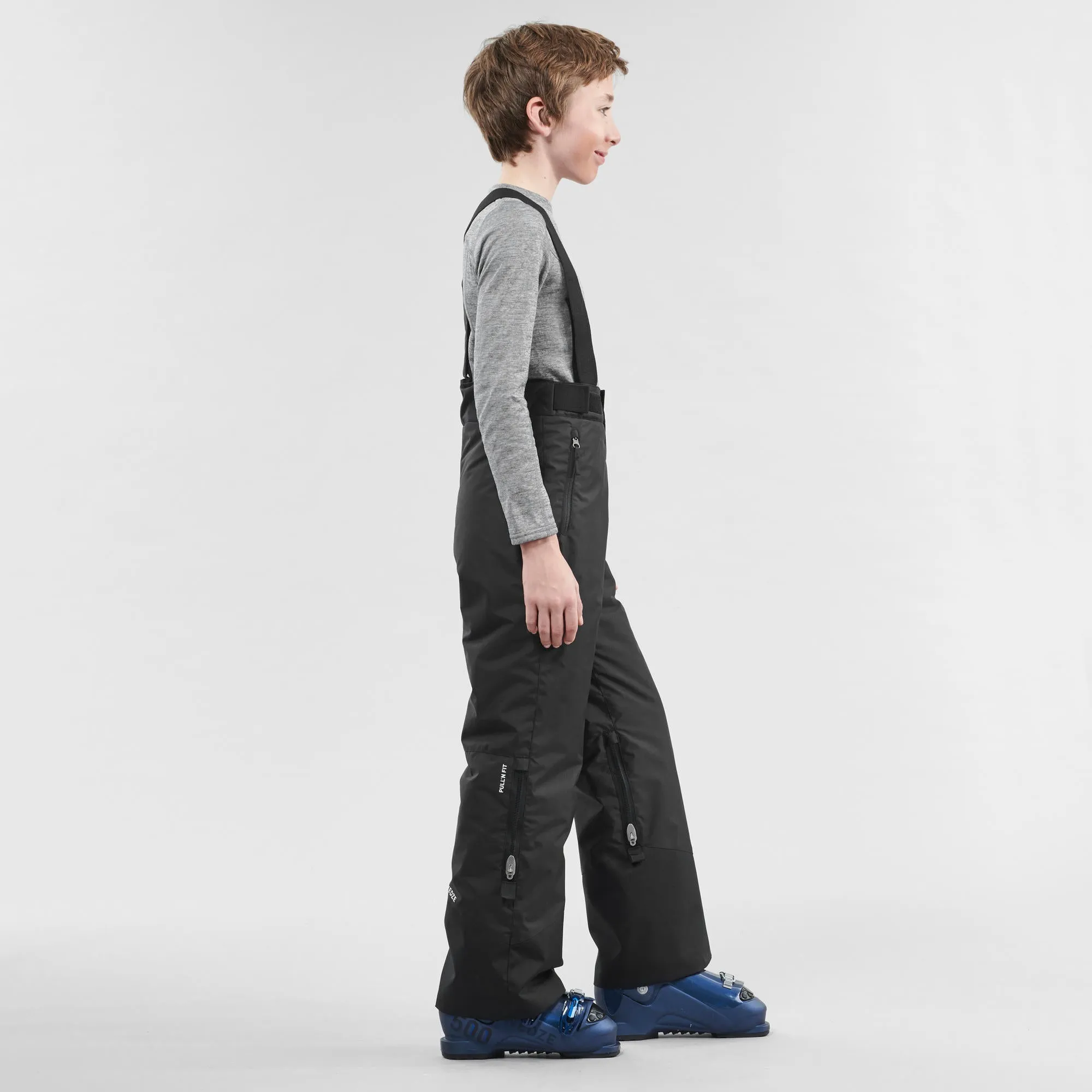 Wedze Children's Skiing Pants - Black