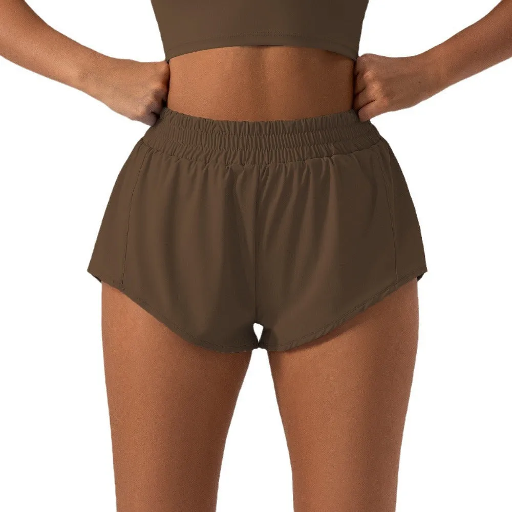 Women's Loose High Waisted Yoga Shorts