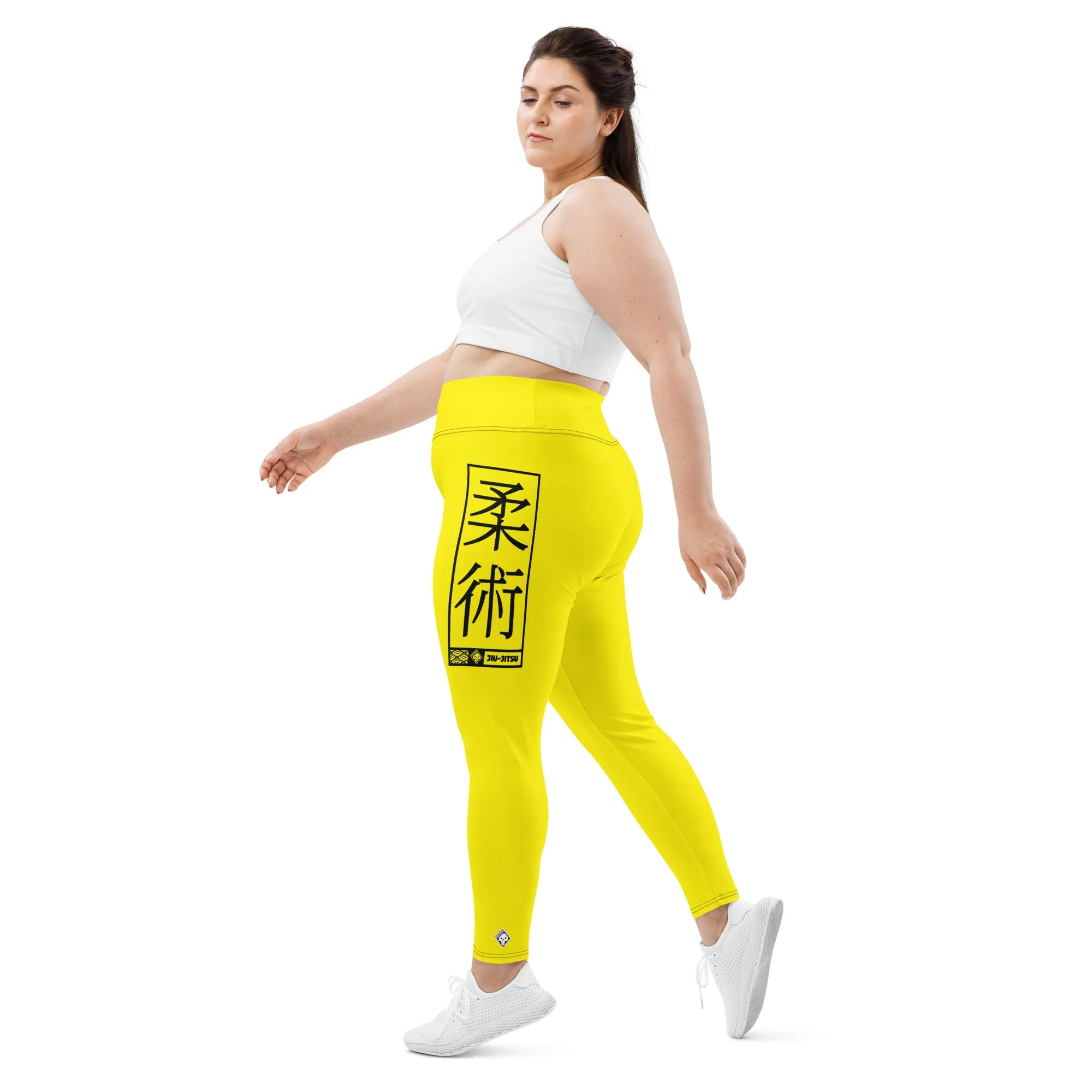 Women's Plus Size Yoga Pants Workout Leggings For Jiu Jitsu 017 - Golden Sun