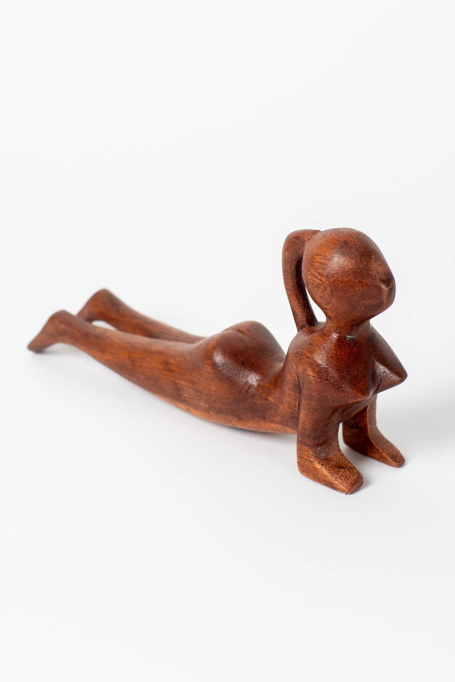 Wooden Yoga Sculpture