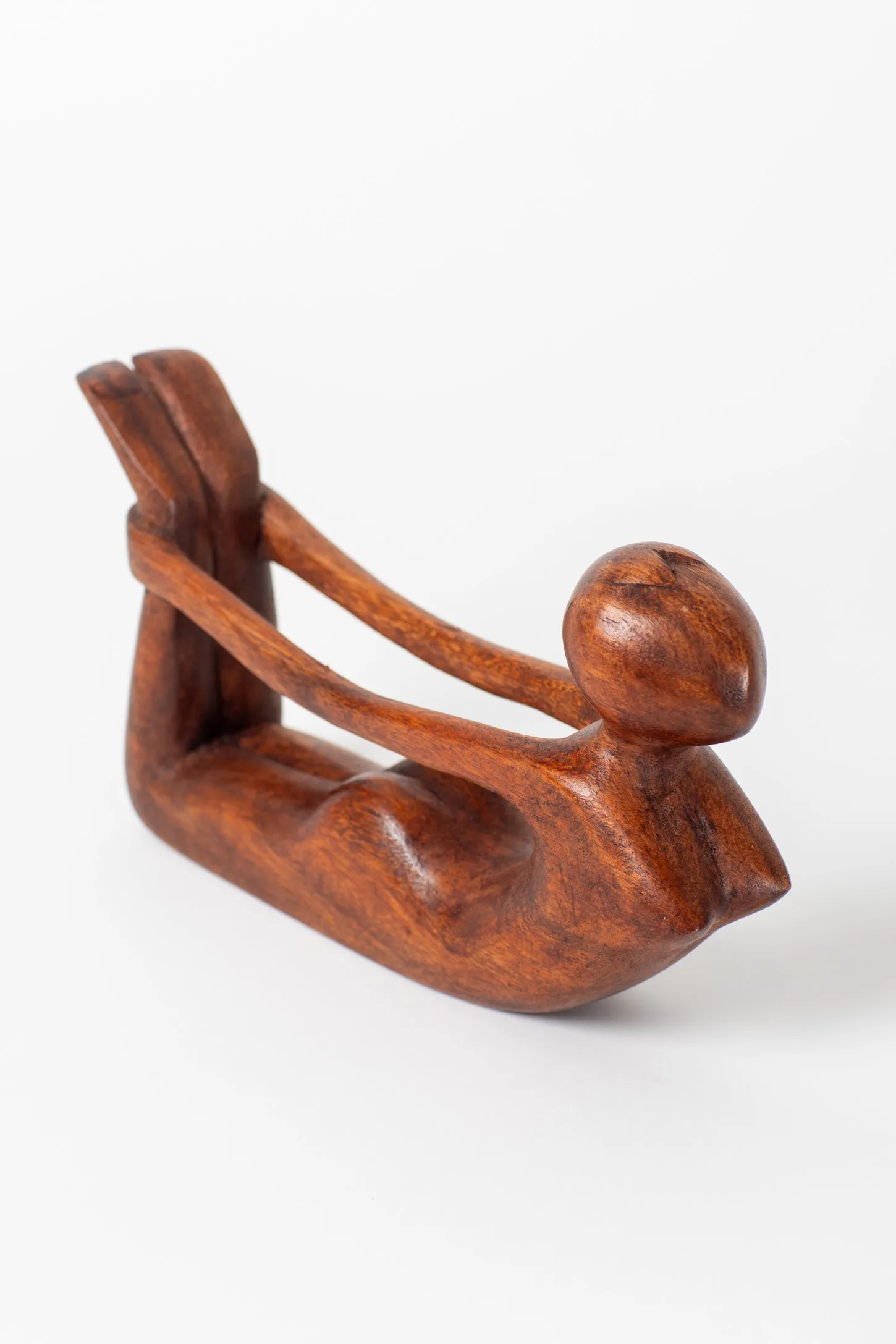 Wooden Yoga Sculpture