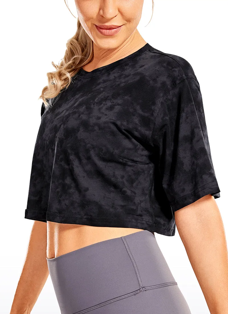 Wovigo Short Sleeves Cropped