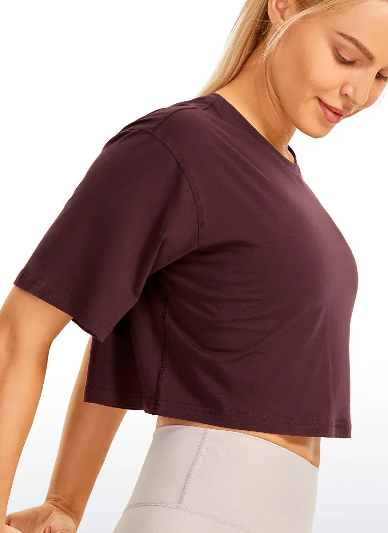 Wovigo Short Sleeves Cropped