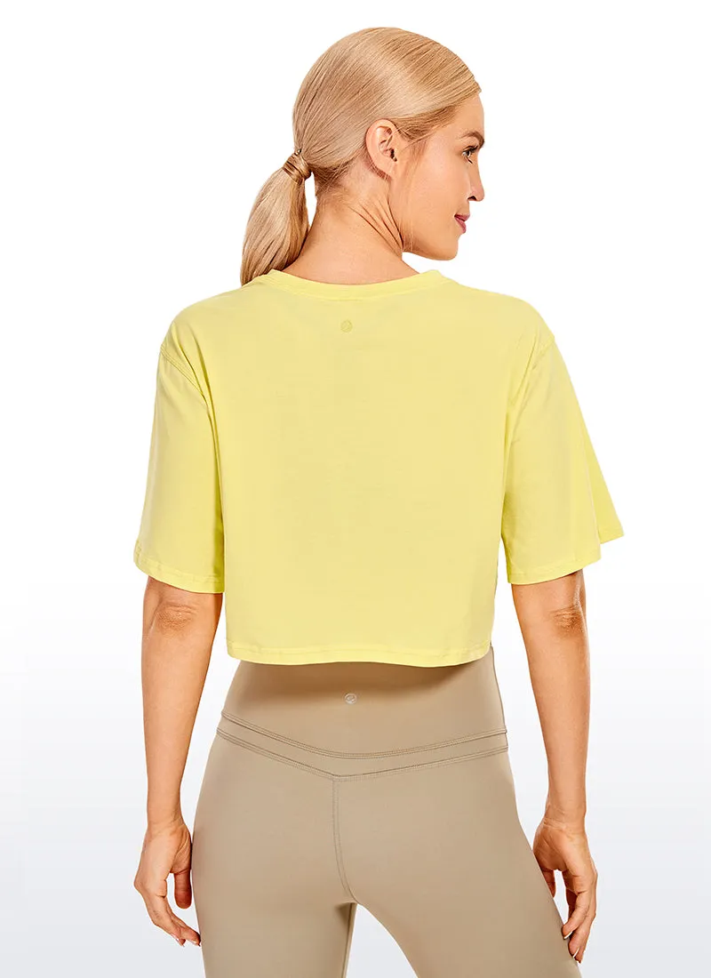 Wovigo Short Sleeves Cropped