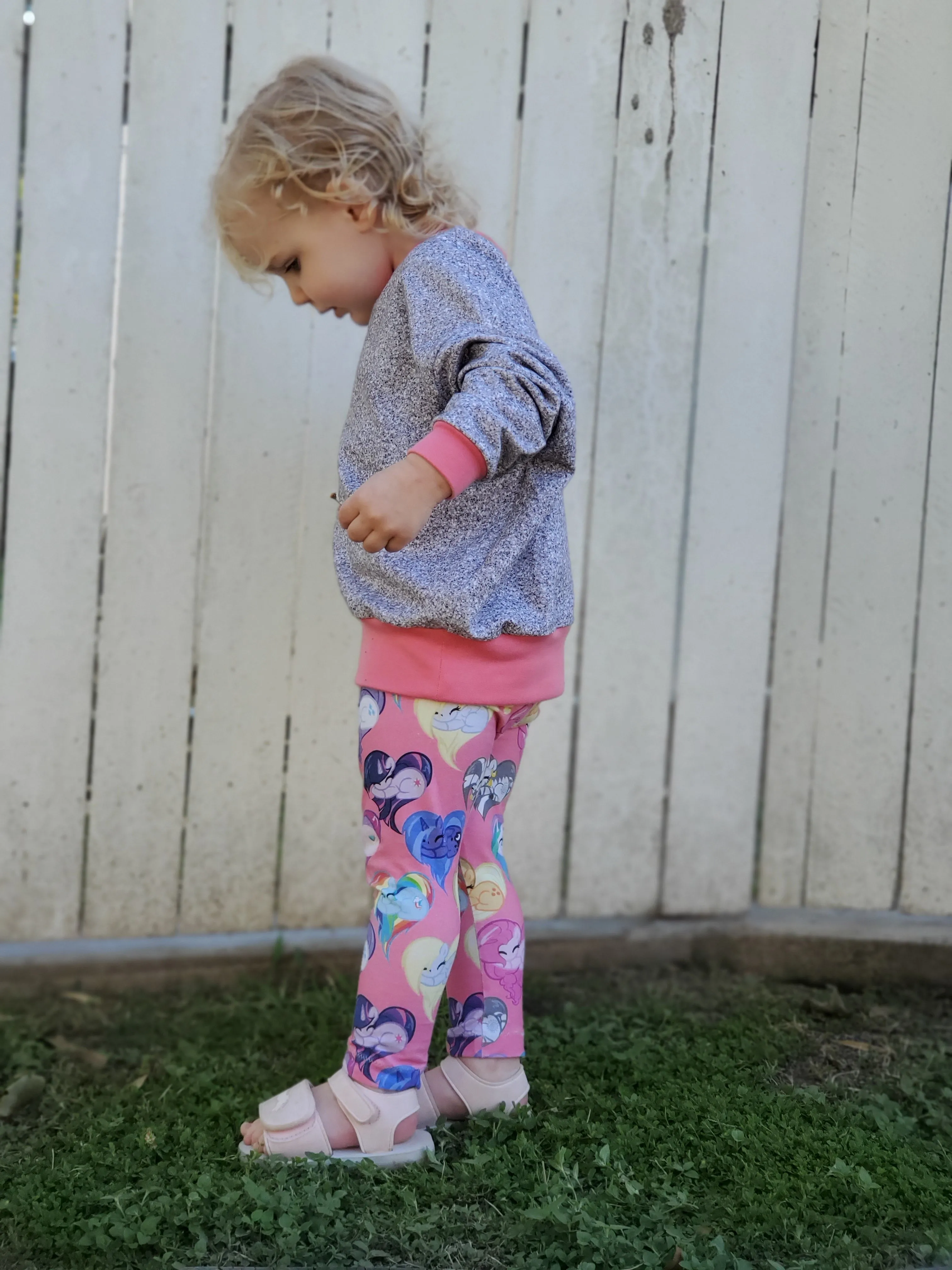 Youth Sundial Leggings PDF Sewing Pattern 2-16